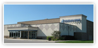 Photo of the Fountain Stone Theater from the outside.